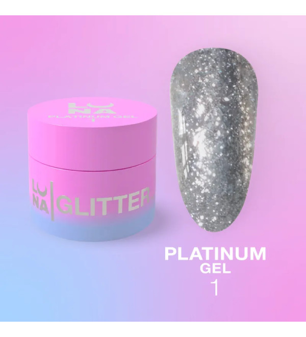 Гель для дизайна Luna Platinum Gel №1, объем 5 мл